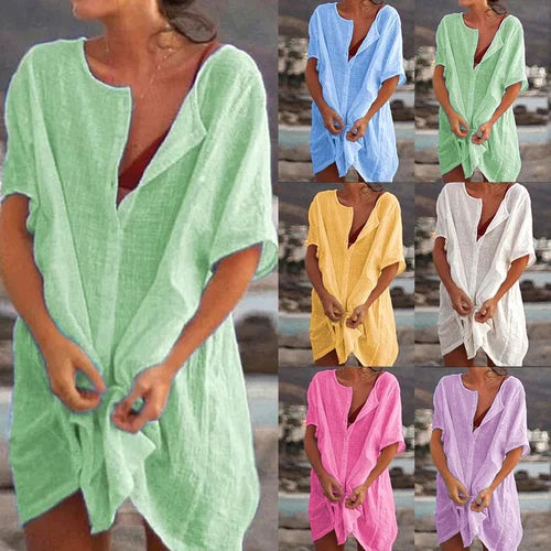 Vivienne — Blouse à Manches Courtes Coupe Lâche