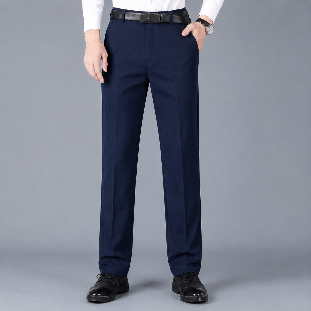 Halvard — Pantalon décontracté classique à haute élasticité