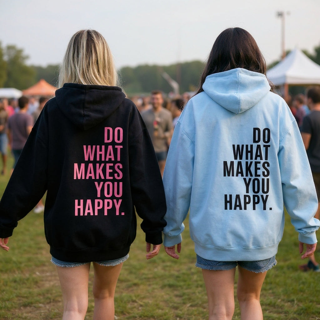 Hoodie Heureux - Douceur Quotidienne