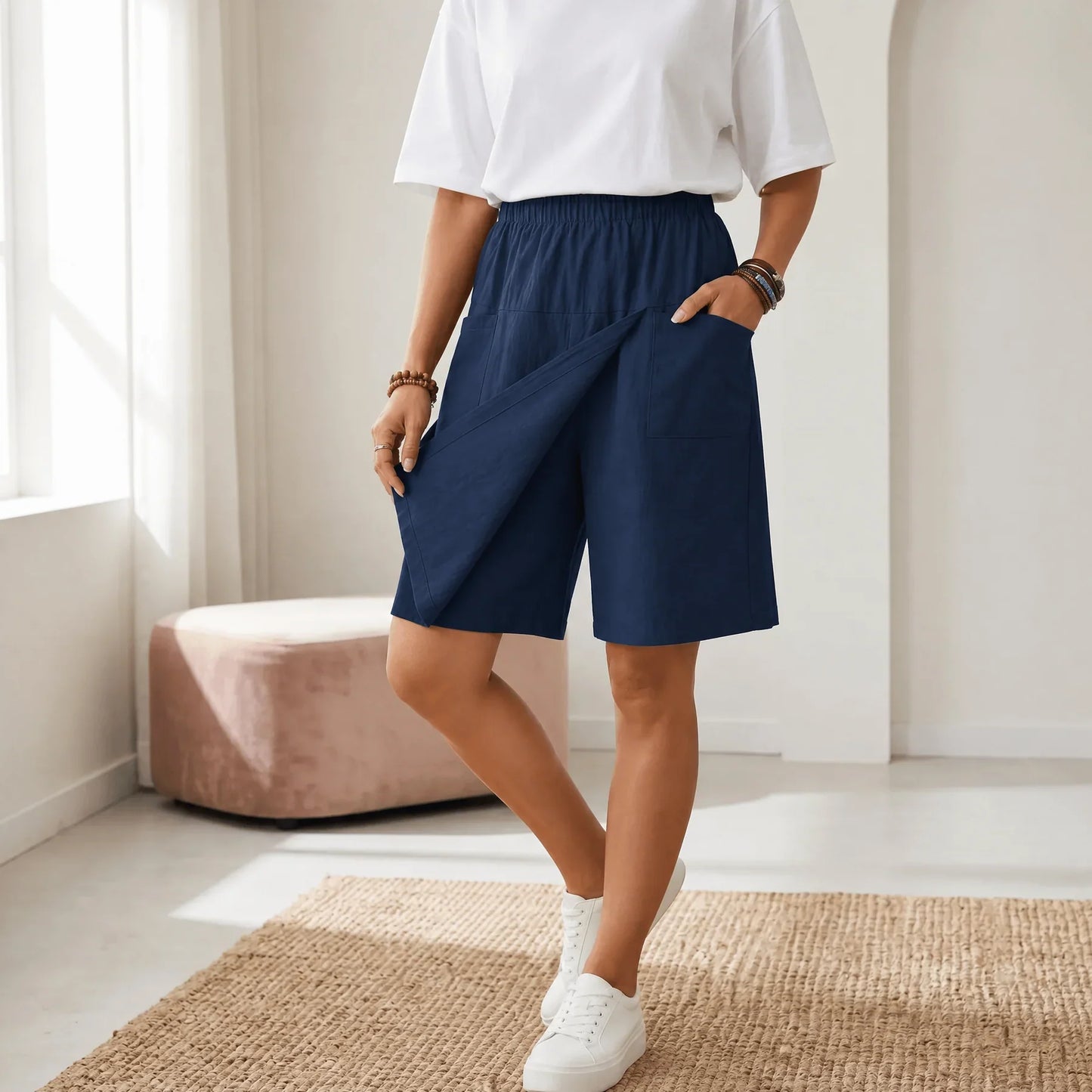 Skortée — Jupe-culotte avec taille élastique