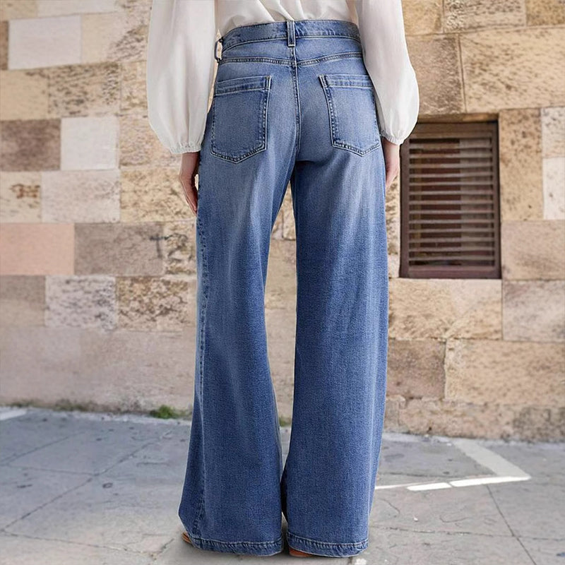 Cassiene — Jean large taille haute