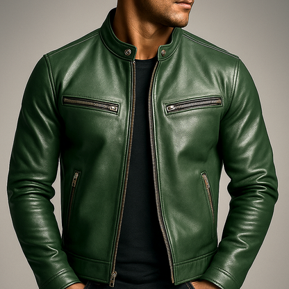 Veste en Cuir Vintage - Durable Veste