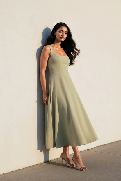 Gracen — Robe Midi Flottante pour Femmes