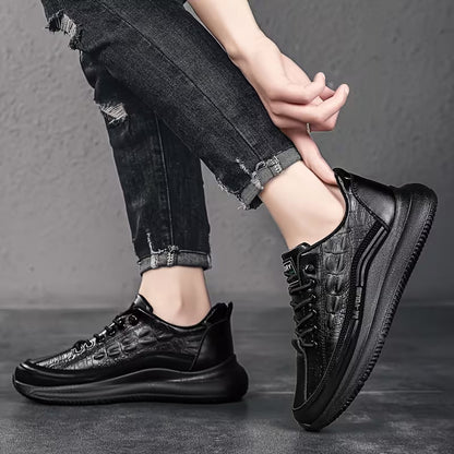 Baskets en Cuir Premium - Confort Inégalé