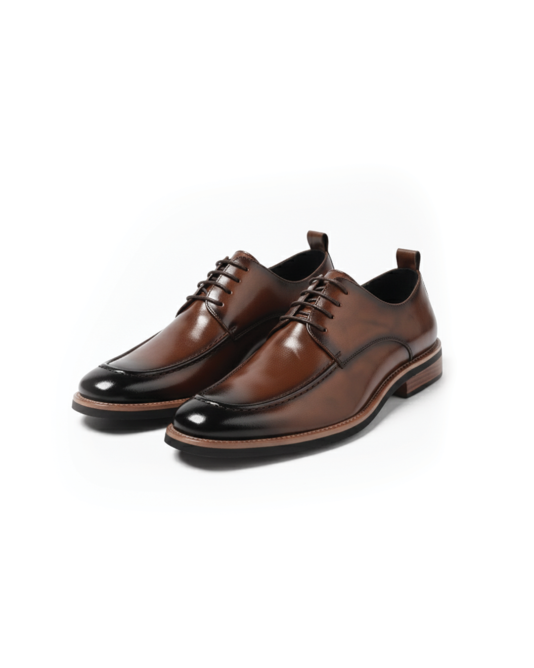 Les Chaussures Oxford Lorenzio avec Finition en Cuir Poli