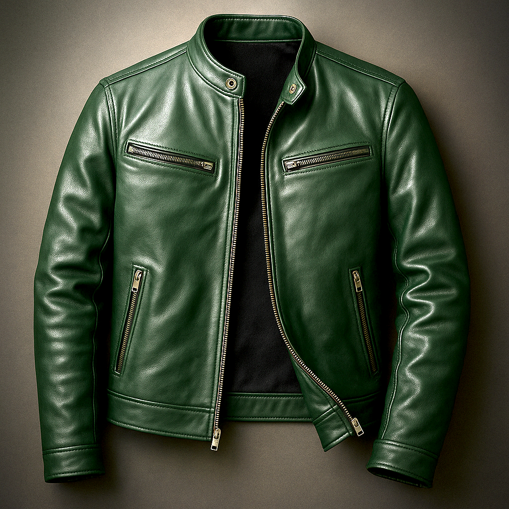 Veste en Cuir Vintage - Durable Veste