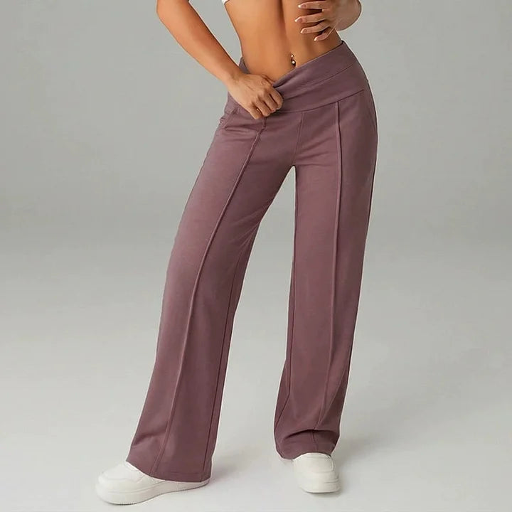 Dostawa - Confortables Pantalons droits unis pour femmes