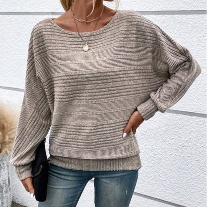Cassalyn — Pull en Tricot à Manches Chauve-Souris