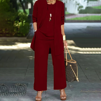 Ensemble élégant pour femmes en 3 pièces - Chic et décontracté