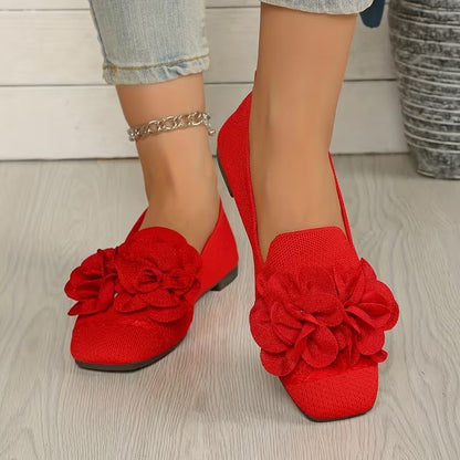 Chaussures Mary Jane Fleuries pour Femmes avec Talon Plat - Confortables