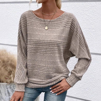 Cassalyn — Pull en Tricot à Manches Chauve-Souris