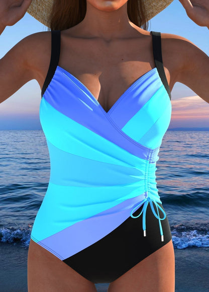 Azayah — Maillot de bain enveloppant avec imprimé vibrant