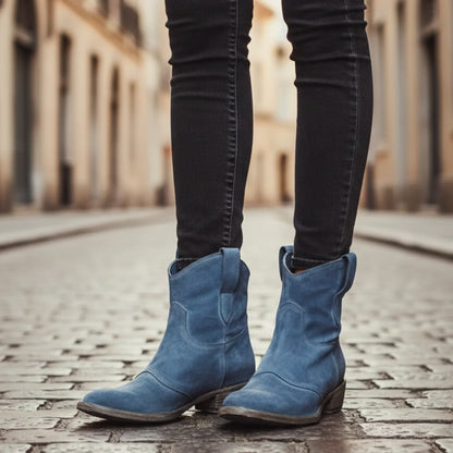 Carlotta — Bottines en Suède pour Femmes