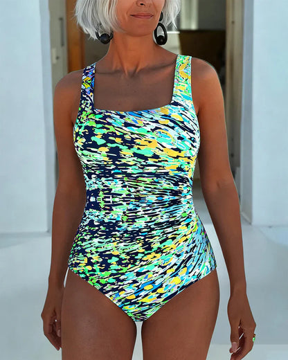 Lunara - Maillot de bain imprimé à bretelles