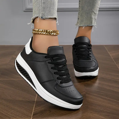 Chaussures Élégantes et Confortables - Confortables Baskets à Talon Wedge Casual