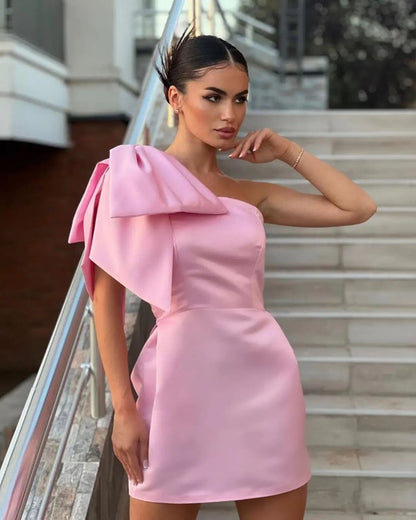 Doralynn — Robe sans manches en taffetas élastique