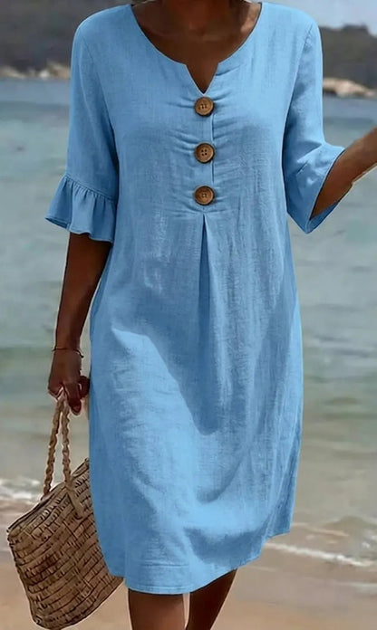 Lunetta — Robe Bouton Légère