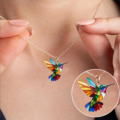 Collier Colibri - Bijoux Uniques