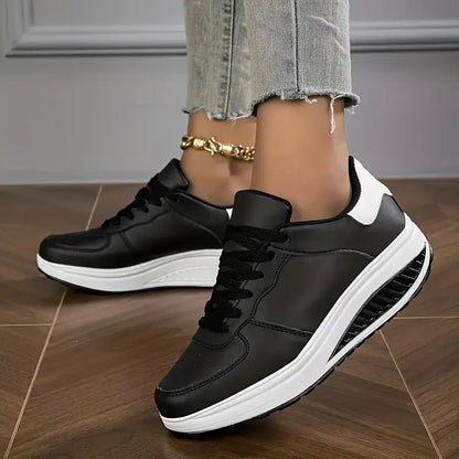 Chaussures Élégantes et Confortables - Confortables Baskets à Talon Wedge Casual