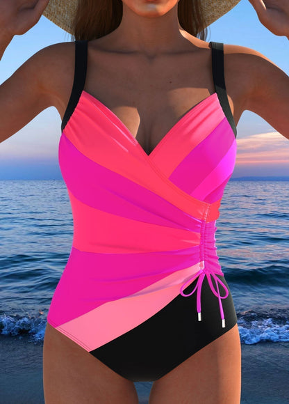 Azayah — Maillot de bain enveloppant avec imprimé vibrant