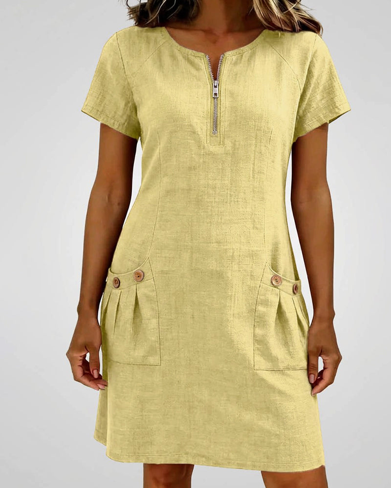Marbelle — Robe d'été en coton