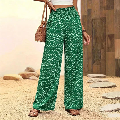 Karen — Pantalon Stretch Large, Coupe Détendue