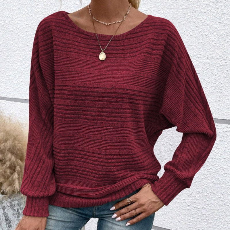 Cassalyn — Pull en Tricot à Manches Chauve-Souris