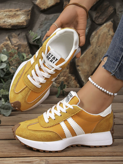 AZZY - Confortables Baskets Basses Décontractées pour Femmes