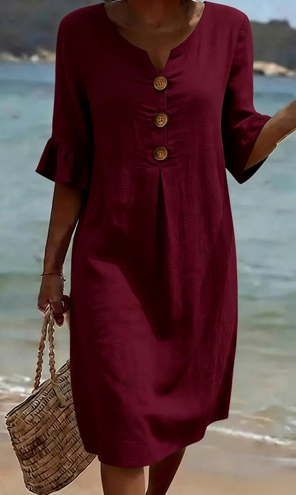 Lunetta — Robe Bouton Légère