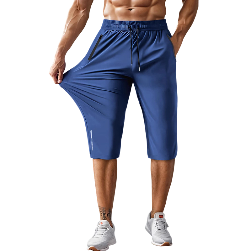 Kastoria — Pantalon Capri de Sport à Séchage Rapide avec Poches Zippées