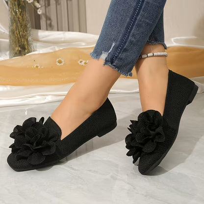 Chaussures Mary Jane Fleuries pour Femmes avec Talon Plat - Confortables