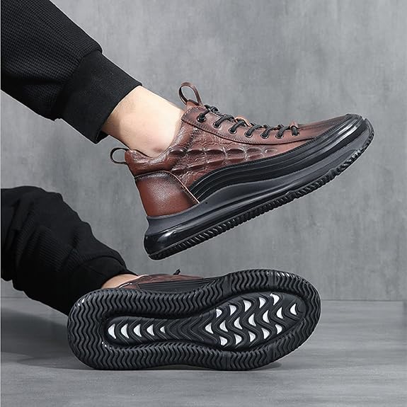 Baskets en Cuir Premium - Confort Inégalé