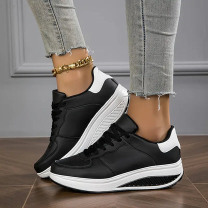 Chaussures Élégantes et Confortables - Confortables Baskets à Talon Wedge Casual