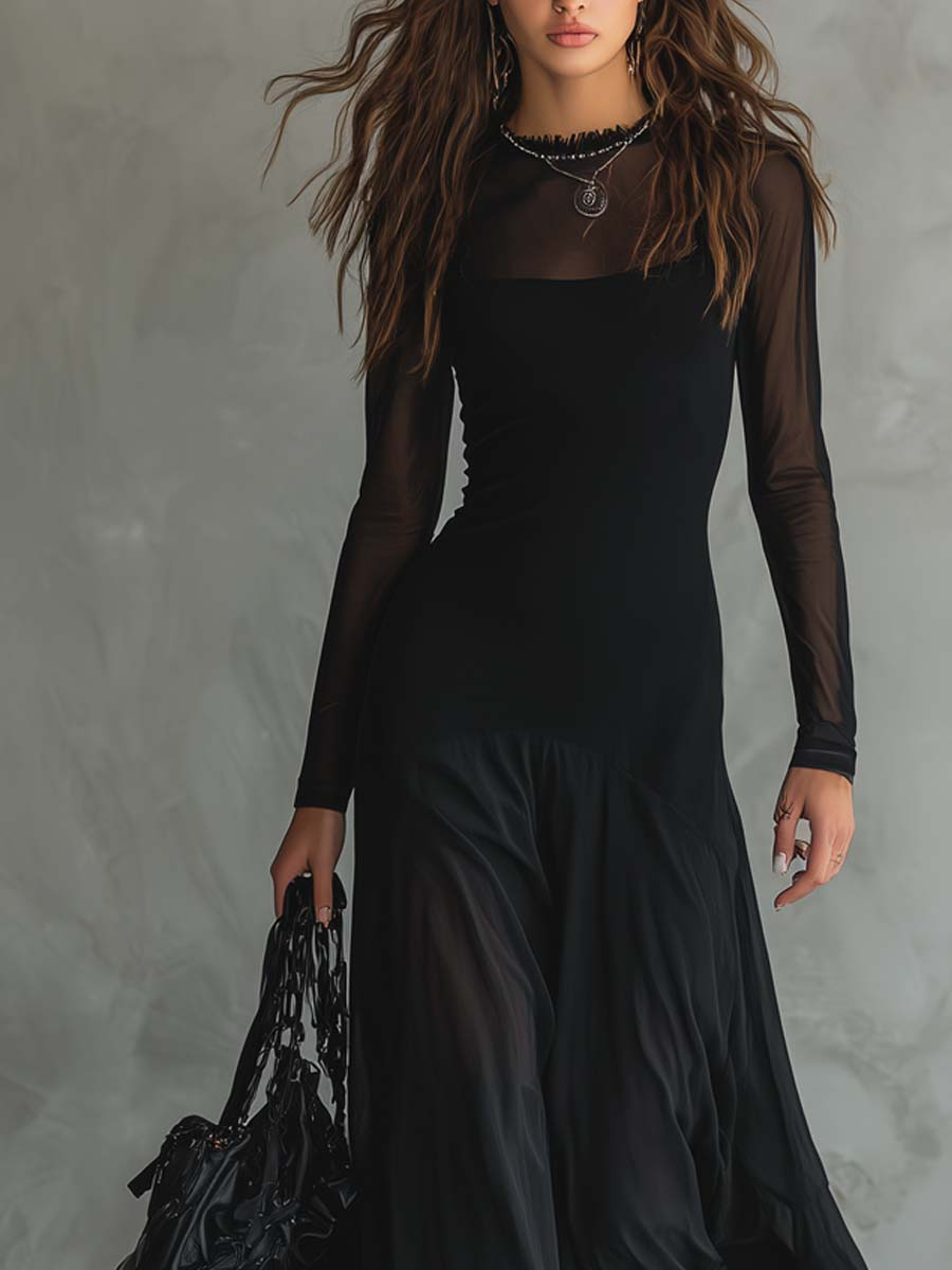 Ashley Flowing - Élégante Robe maxi