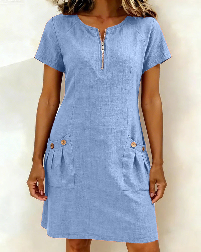 Marbelle — Robe d'été en coton
