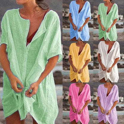 Vivienne — Blouse à Manches Courtes Coupe Lâche