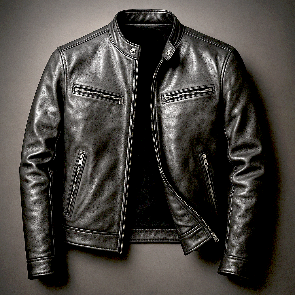 Veste en Cuir Vintage - Durable Veste