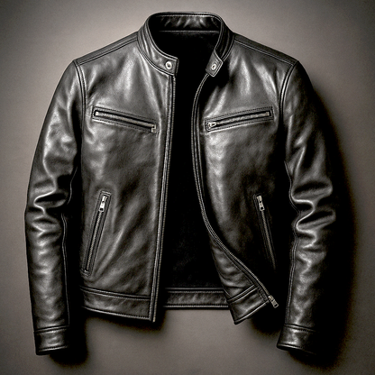 Veste en Cuir Vintage - Durable Veste