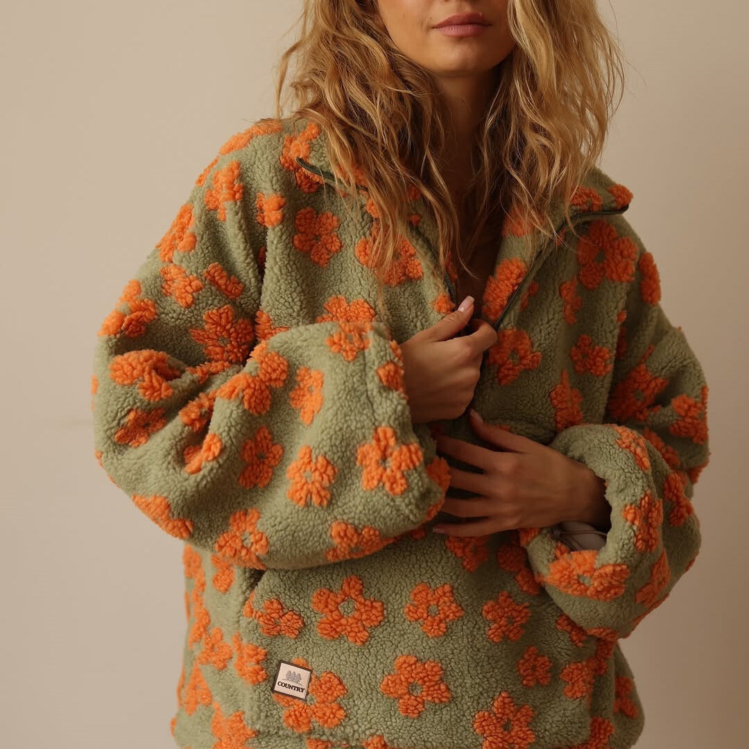 Daisy - Douillet Sweat à capuche en polaire