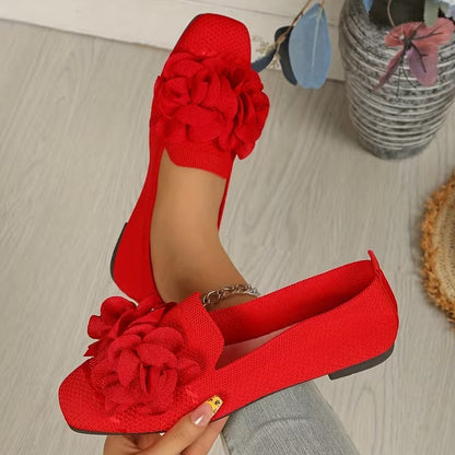 Chaussures Mary Jane Fleuries pour Femmes avec Talon Plat - Confortables