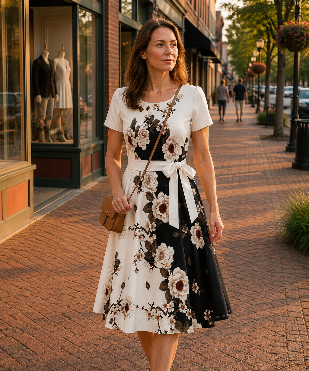 Elaria — Robe à Imprimé Floral