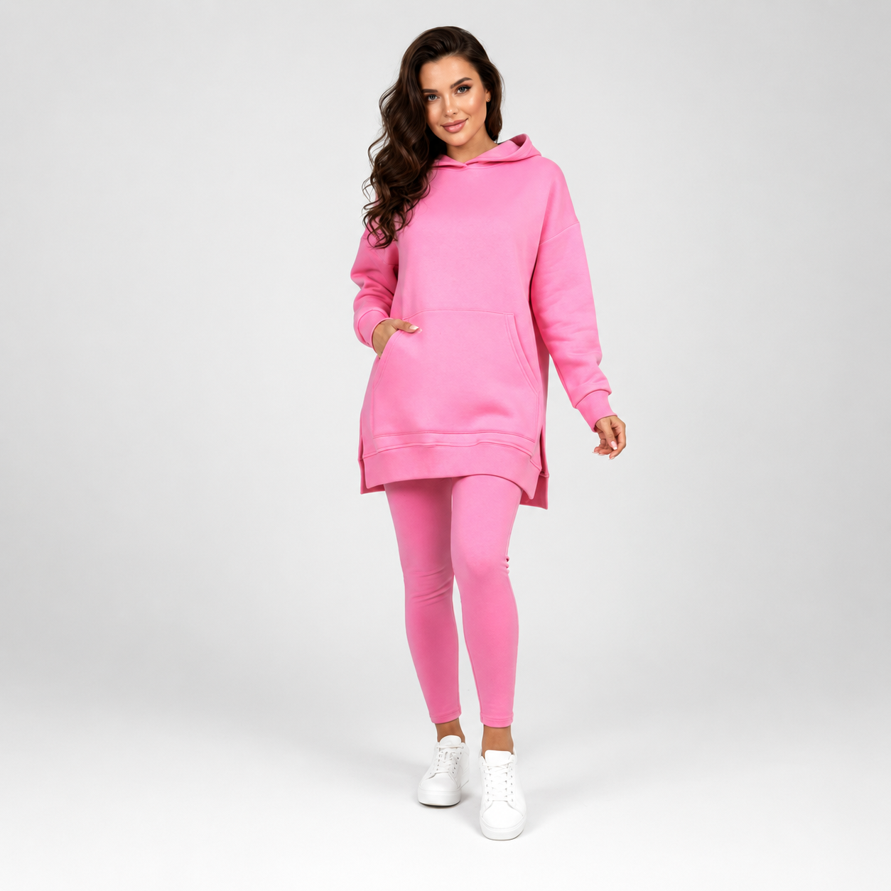 Velvura — Ensemble de Sweat à Capuche et Jogging en Polaire