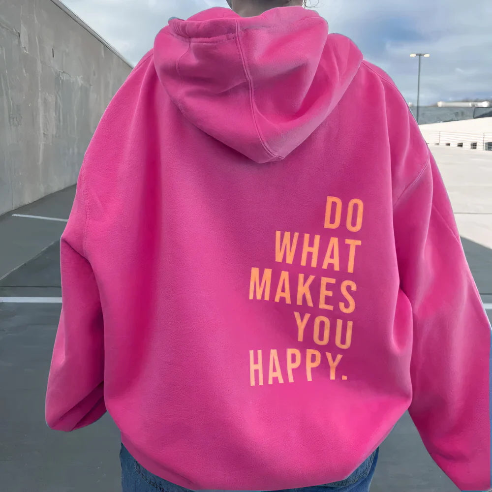 Hoodie Heureux - Douceur Quotidienne