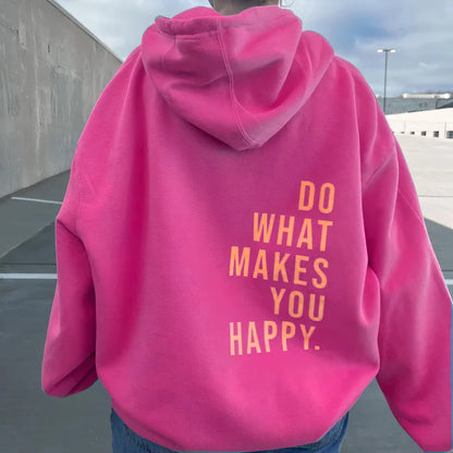 Hoodie Heureux - Douceur Quotidienne