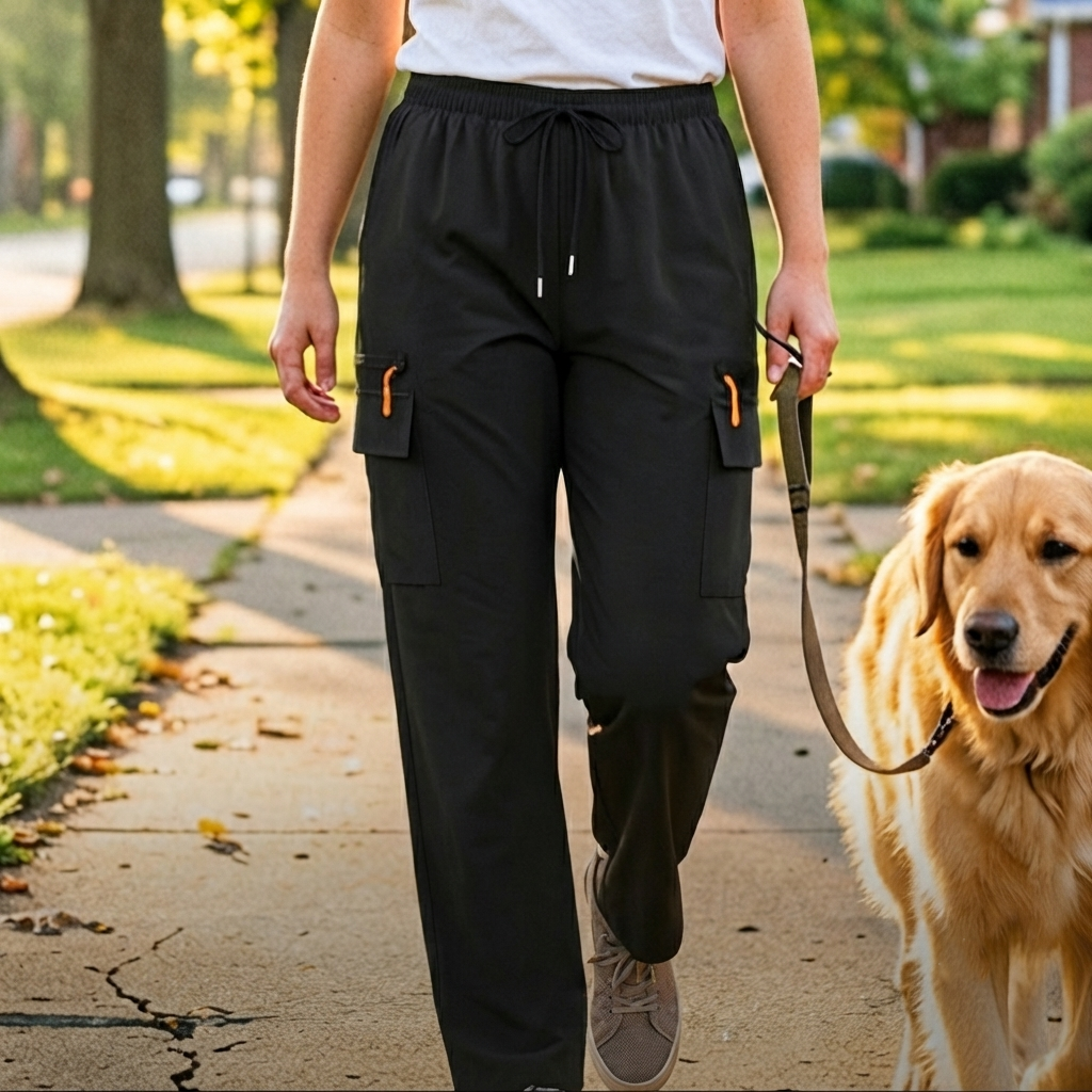 Airolyn — Pantalon cargo à cordon de serrage à séchage rapide