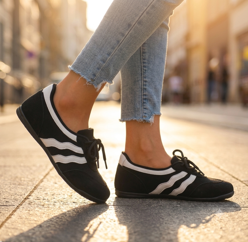 Aurélia — Baskets à lacets Retro Wave