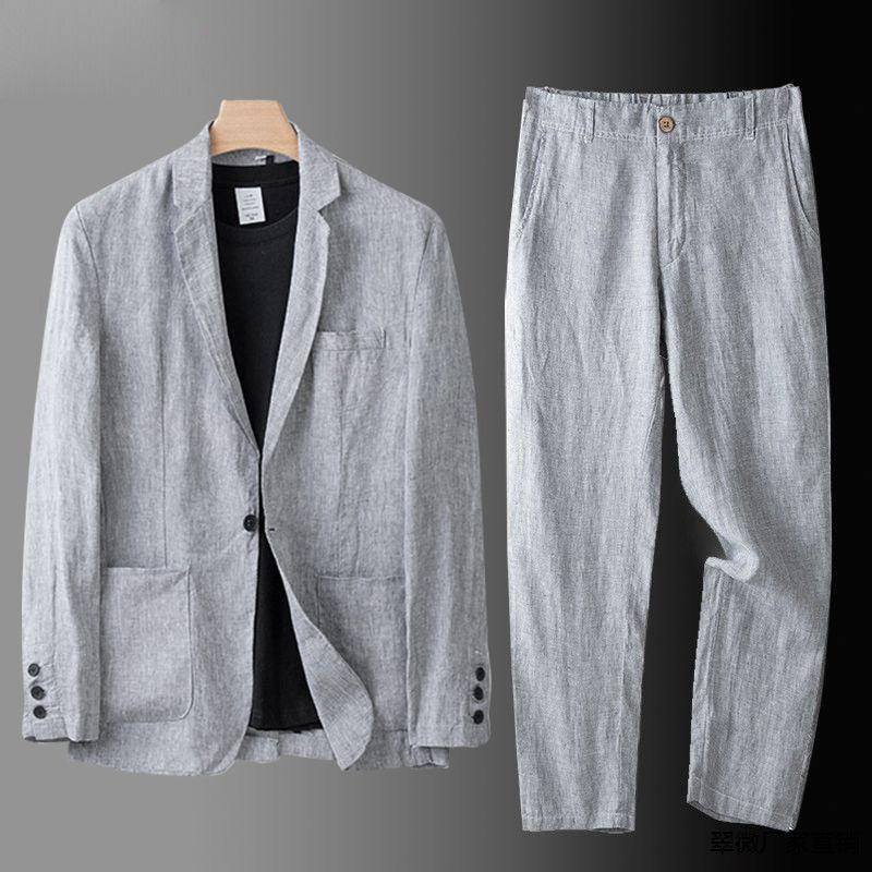Lucas - Élégant Costume en Lin Premium
