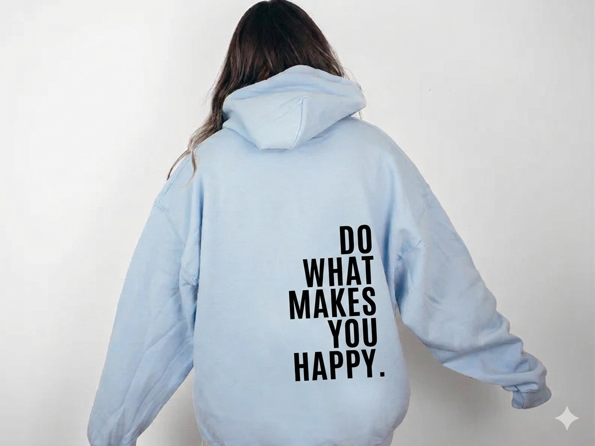 Hoodie Heureux - Douceur Quotidienne