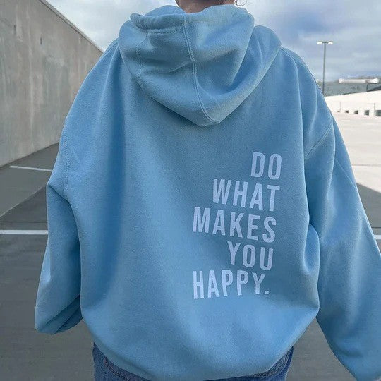 Hoodie Heureux - Douceur Quotidienne