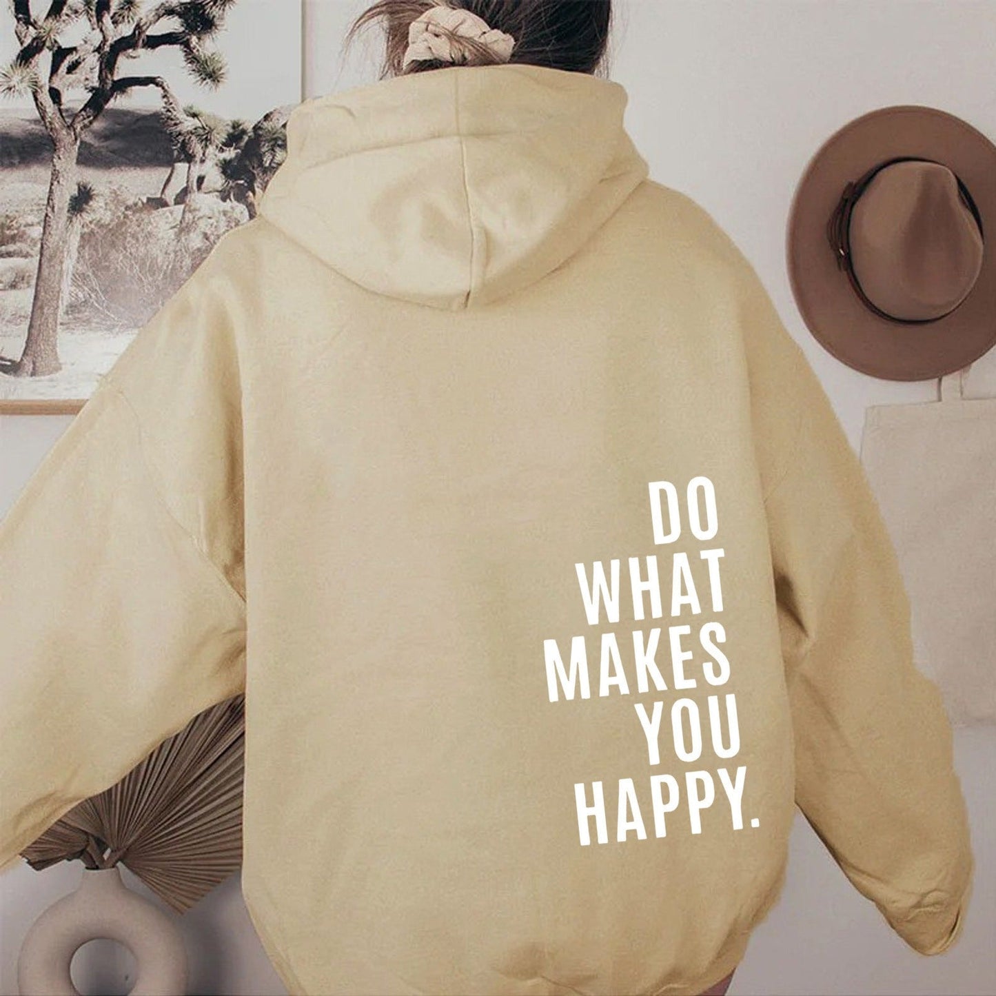 Hoodie Heureux - Douceur Quotidienne